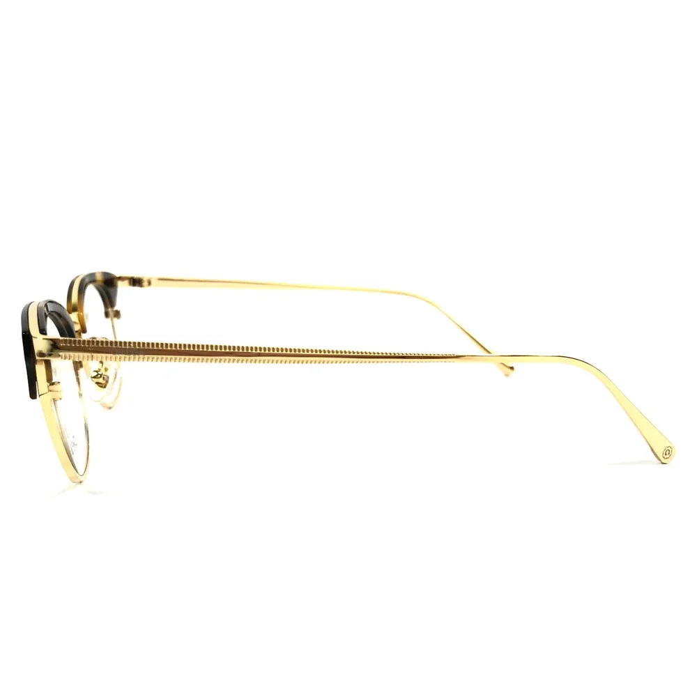 Omega Eyeglasses Frames OM5009-H 052 Tortoise Gold Cat Eye Full Rim 49-18-140